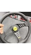 Momo Spor Direksiyon 32cm Siyah Yüzük Ve Detaylı-yarıklı Model-yarış Spor Direksiyonu Karma