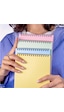 Dream Notes Üst Spiralli 4 Farklı Renk Çizgisiz A5 Defter Seti Sarı - Mavi - Pembe - Yeşil
