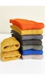 Bgk 7'li Unisex Kışlık Havlu Çorap Pamuklu Çok Renkli