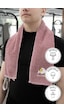 Sporcu Antrenman Havlusu Gym Fitness Plates Boks Tenis Spor Havlu Mürdüm