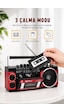 Puxing Px-250bt Usb/sd Girişli Nostaljik Radyo Kasetçalar - Ses Kayıt Özellikli Bluetooth Hoparlör