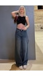 Madmext Madmext Straight Wide Kadın Jean Mg1995 - Mavi Madmext Madmext Straight Wide Kadın Jean Mg1995 - Mavi