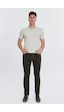 Cedy Denim Regular Fit Jean Martin Yüksek Bel Standart Kesim Esnek Kot Pantolon C336 Kahverengi