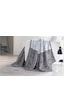 Sesli Home Lüks Peluş Battaniye 17115A Battal Boy 200X230 Gri