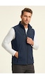 Genius Store Erkek Yelek Softshell Su Geçirmez Tam Fermuarlı Cepli Normal Kalıp Spor Yelek Lacivert