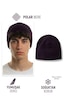 Qulothes Qu-tex Extra Kalın Termal Polar Soğuk Geçirmez Bere Unisex Pamuklu Kışlık Şapkaa Mor