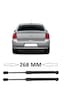 Opel Vectra C 2002-2008 Uyumlu Sağ + Sol Takım Bagaj Amortisörü Piston 2 Adet 268mm 9177081 176607 Bagaj Amortisörü