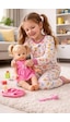 Kız Çocuk Flower Desenli 8 - 13 Yaş Pijama Takımı Krem