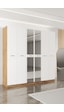 Aeka Ae-2191 Hisar Aynalı 6 Kapaklı Çok Bölmeli Askılı Ve Raflı Geniş Hacimli Gardırop 210x210 Cm Atlantik Çam - Beyaz