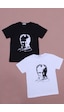 Fyk Kids 2'li Atatürk-imza Farklı Desenli Erkek-kız Çocuk T-shirt Siyah - Beyaz