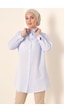 Bigdart 5845 Tesettür Tunik - Açık Mavi 001