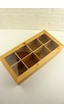 Bambu Organizer Kutu Takı Aksesuar Kutusu, Çay Kutusu 8 Bölmeli Bambu Organizer Kutu Takı Aksesuar Kutusu, Çay Kutusu 8 Bölmeli