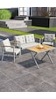 Sierra 2+1+1 Metal İskeletli Suya Dayanıklı Bahçe Balkon Mobilya Takımı Cafe, Salon Koltuk Takımı