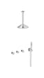 VitrA Liquid A42777 Ankastre Duş Seti, Krom