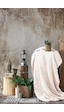 Elart Damask Embos Battaniye Çift Kişilik 220x240 Cm Cappuccino