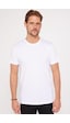 Tudors Erkek Slim Fit Dar Kesim Bisiklet Yaka %100 Organik Pamuk Yumuşak Dokulu Kısa Kol Beyaz Tişört-31078-beyaz Beyaz