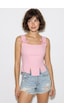 Kadın İp Detaylı Korse Dokuma Bluz 4218 60286375 - Pembe
