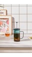 Karaca Valentina Borosilikat Cam French Press 350 ml Green
