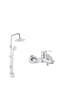 Grohe Eurosmart Tek Kumandalı Banyo Bataryası 33300003 Ve Tema 53270 Pratik 5f Tepe Duş Seti Krom