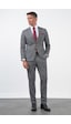 İmza Siyah-beyaz Mono Yaka 6 Drop Slim Fit Tam Astar Esnek Takım Elbise 1001260172 Siyah - Beyaz