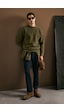 Lufian Logan Erkek Sweatshirt Kahverengi Kahverengi 112030194100400