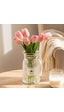Porsima Dhz90220 Dekoratif Cam Vazo Şeffaf 14cm-400ml