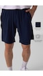 Tommy Life İndigo Polyester İnce Yumuşak Standart Fit Erkek Taytlı Şort - 81287 Indigo