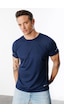 Genius Store Erkek Nem Emici Hızlı Kuruma Atletik Teknik Performans Spor T-shirt Drıfıt-kısakolnew Lacivert
