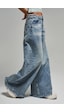 it's basic Kadın Kot Rengi 12s5-32 Palazzo Fit Paça Püsküllü %100 Koton Orta Bel Denim Jean Kot Rengi 12s5-84
