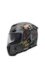 Cox Güneş Vizörlü Kapalı Kask Sr-f Boom Full Face Kask Açık Gri - Koyu Gri