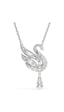 5723387 Swarovski Kolye Swan:pend Drop Whı/rhs Metalik