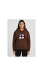 Herkesemoda Deniz Kabukları Baskılı Kapüşonlu 2 İplik Şardonlu Sweatshirt Kahverengi Herkesemoda Deniz Kabukları Baskılı Kapüşonlu 2 İplik Şardonlu Sweatshirt Kahverengi