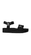 The North Face Skeena Platform Kadın Siyah Sandalet Siyah
