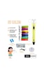 Sarı 3D Kalem 3D Pen Yazıcı Kalem – 20 Adet 5 Metrelik PLA Filament (Toplam 100M) + USB Kablo
