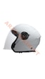 Beon- Çenesiz Vizörlü Yazlık Kask B203 Beyaz Xl Beyaz