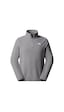 The North Face M Glacier Fleece 1/4 Zip Jacket Kadın Outdoor Parka Nf0a8d0qcqı1 Gri Gri