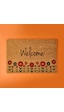 Chilai Home Blattern Koko Çiçek Desenli Welcome Kapı Paspası - Renkli - 40x60 Cm Renkli