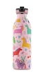 Kids Bottle Magic Friends Pipetli Paslanmaz Çelik Çocuk Su Matarası 500 Ml Pembe