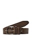 Jack & Jones Erkek Kemer Paul Ather Belt Noos-31854 Kahverengi