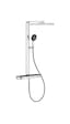 Grohe Rainshower Aqua Pure Duvara Monte Termostatik Bataryalı Duş Sistemi Siyah/krom - 100961kı00 Siyah