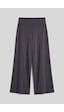 Tommylife Koyu Gri Comfort Fit Geniş Paça Korsajlı Palazzo Kadın Pantolon - 94681