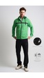 Shooter Sportswear Shooter Klasik Erkek Eşofman Takımı Çıkartılabilir Kapüşonlu Rahat Kalıp Yeşil
