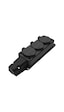Bemis Kauçuk 3'lü Üçlü Grup Priz 3x16 Amper 220 Volt BK1-1402-361