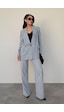 Madmext Gri Oversize Blazer Kadın Ceket Mg2445 Gri Madmext Gri Oversize Blazer Kadın Ceket Mg2445 Gri