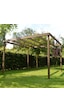Ahşap Smart Pergole Tente Çardak 250x250 Cm
