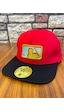 Hamze Mlb Nakış Hip Hop Snapback Rapper Basket Beyzbol Cap Şapka Kırmızı - Siyah