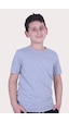 Fyk Kids Düz Model Farklı Renk Seçeneği Ile Unisex Çocuk Tişört Gri