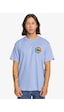 Quiksilver Long Fade Ss Erkek T-shirt-28524-açık Mavi Açık Mavi