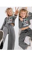 Kız Çocuk Eşofman Takım Crop Sweatshirt - İspanyol Paça Eşofman Altı (7-12 Yaş)