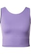 Only Play Kadın Bustiyer Onpjaıa Lıfe Un Sl Seam Short Top Noos 15250051-aster Purple Mor